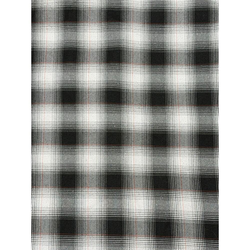 Dixxon Flannel Big Twin Plaid Snap Front Long Sleeve Shirt Men's 2X Black Gray - Picture 8 of 10